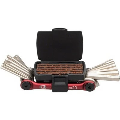 Crank Brothers Multi-20 Bike Multi-Tool - Black/Red 3 Crank Brothers Multi-20 Bike Multi-Tool - Black/Red