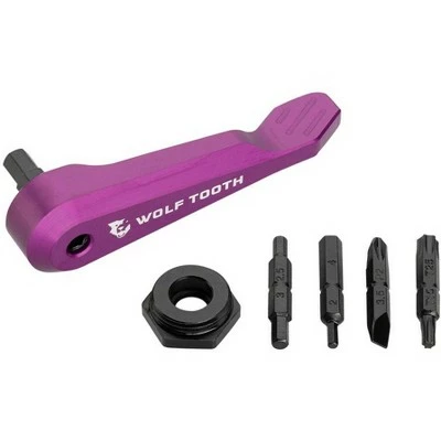 Wolf Tooth Axe Handle Multi-Tool - Purple | Minimalist, Lightweight 3 Wolf Tooth Axe Handle Multi-Tool - Purple | Minimalist, Lightweight