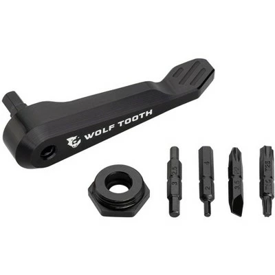 Wolf Tooth Axe Handle Multi-Tool - Black | Minimalist, Lightweight 3 Wolf Tooth Axe Handle Multi-Tool - Black | Minimalist, Lightweight