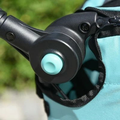 Aosom Child Bike Trailer 3 In1 Foldable Jogger Stroller Baby Stroller with Shock Absorber System 9 Aosom Child Bike Trailer 3 In1 Foldable Jogger Stroller Baby Stroller with Shock Absorber System - Image 7