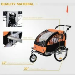 Aosom Elite 360 Swivel 2-In-1 Double Child Two-Wheel Bike Trailer And Jogger with Suspension 17 Aosom Elite 360 Swivel 2-In-1 Double Child Two-Wheel Bike Trailer And Jogger with Suspension -US Bikes & Cycling Sales 2023 unnamed file 6907