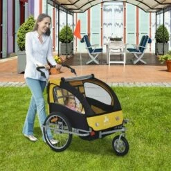 Aosom Elite 360 Swivel 2-In-1 Double Child Two-Wheel Bike Trailer And Jogger with Suspension 26 Aosom Elite 360 Swivel 2-In-1 Double Child Two-Wheel Bike Trailer And Jogger with Suspension -US Bikes & Cycling Sales 2023 unnamed file 6916