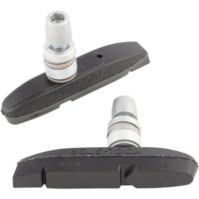 Kool-Stop Supra 2 Rim Brake Pads Threaded Post Black Compound Long Life 3 Kool-Stop Supra 2 Rim Brake Pads Threaded Post Black Compound Long Life