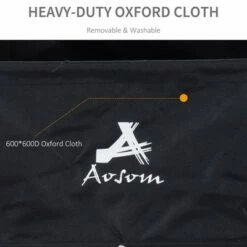 Aosom Elite Two-Wheel Bicycle Large Cargo Wagon Trailer with Oxford Fabric Folding Storage & Removable Cover Red -US Bikes & Cycling Sales 2023 unnamed file 6940