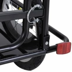 Aosom Foldable Bike Cargo Trailer Cart with Hitch, 80lbs Capacity, 16in Wheels, Black -US Bikes & Cycling Sales 2023 unnamed file 6954