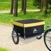 Aosom Bicycle Cargo Trailer, Two-Wheel Bike Luggage Wagon Bicycle Trailer with Removable Cover, Yellow -US Bikes & Cycling Sales 2023 unnamed file 6964