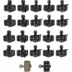 SRAM Disc Brake Pads - Organic Compound, Steel Backed, Quiet, For Level, Elixir, and 2-Piece Road, Bulk Box of 20