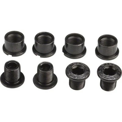 RaceFace Chainring Bolt/Nut Pack, 8x8.5mm 4-Pack 3 RaceFace Chainring Bolt/Nut Pack, 8x8.5mm 4-Pack