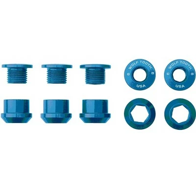 Wolf Tooth 1x Chainring Bolt Set - 6mm, Dual Hex Fittings, Set/5, Orange 6 Wolf Tooth 1x Chainring Bolt Set - 6mm, Dual Hex Fittings, Set/5, Orange - Image 4