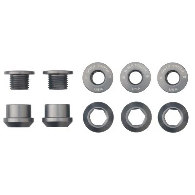 Wolf Tooth 1x Chainring Bolt Set - 6mm, Dual Hex Fittings, Set/5, Orange 7 Wolf Tooth 1x Chainring Bolt Set - 6mm, Dual Hex Fittings, Set/5, Orange - Image 5