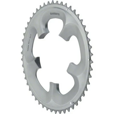 Shimano Ultegra 6700/6750 10-Speed Chainring - Silver Tooth Count: 50 Chainring BCD: 110 4 Shimano Ultegra 6700/6750 10-Speed Chainring - Silver Tooth Count: 50 Chainring BCD: 110 - Image 2