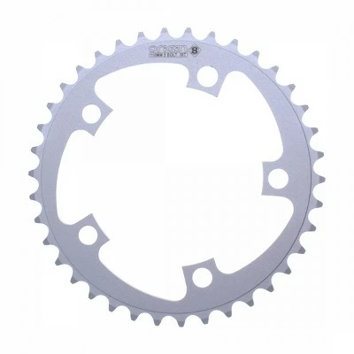 Origin8 Alloy Blade Chainring 38T 110mm 5-bolt Silver 3 Origin8 Alloy Blade Chainring 38T 110mm 5-bolt Silver