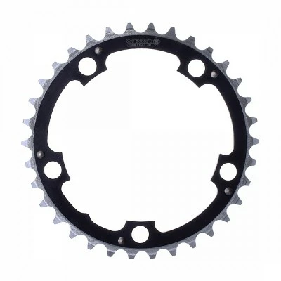 Origin8 Alloy Chainring 32T Ramped/Pinned 94mm 5-bolt Black/Silver 3 Origin8 Alloy Chainring 32T Ramped/Pinned 94mm 5-bolt Black/Silver