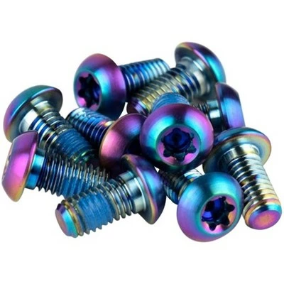 SRAM Titanium T25 Rotor Bolt Kit - Rainbow, Set of 12 3 SRAM Titanium T25 Rotor Bolt Kit - Rainbow, Set of 12