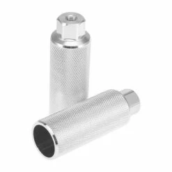 X AUTOHAUX Aluminum Alloy Axle Rear Foot Pegs Footrests for BMX MTB Bicycle Pedals Silver Tone 4.33"x1.50" 1 Pair -US Bikes & Cycling Sales 2023 unnamed file 7296