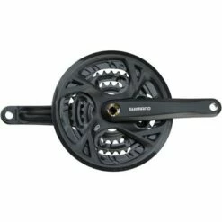 Shimano Altus FC-M371 Crankset 170mm, 9-Speed, 48/36/26t,Riveted,Square Taper