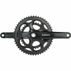 Shimano Tourney FC-A070 Crankset - 170mm,7/8-Speed, 50/34t,Riveted,Square Taper