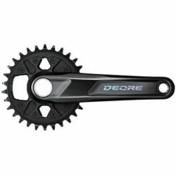 Shimano Deore FC-M6130-1 Crankset - 170mm, 12-Speed, 32t, Black