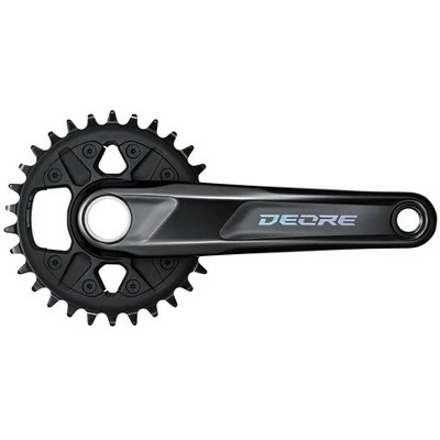 Shimano Deore FC-M6130-1 Crankset - 170mm, 12-Speed, 32t, Black 3 Shimano Deore FC-M6130-1 Crankset - 170mm, 12-Speed, 32t, Black
