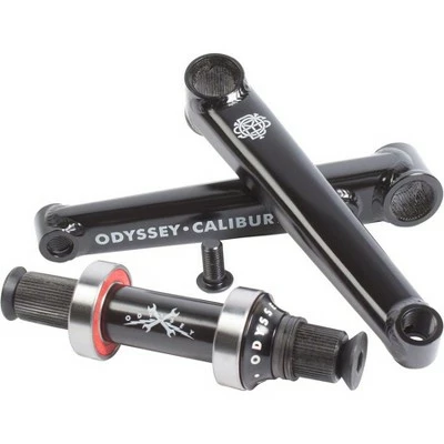 Odyssey BMX Odyssey Calibur V2 Crankset 170mm, Right Hand/Left Hand Drive, Rust Proof Black 3 Odyssey BMX Odyssey Calibur V2 Crankset 170mm, Right Hand/Left Hand Drive, Rust Proof Black