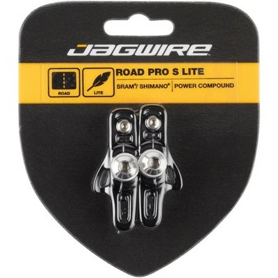 Jagwire Road Pro S Brake Pads Black SRAM or Shimano Compatible Power Compound 3 Jagwire Road Pro S Brake Pads Black SRAM or Shimano Compatible Power Compound