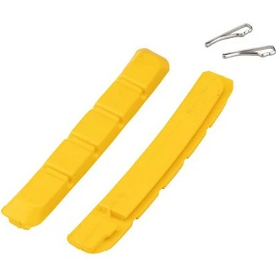 Promax B-1 Linear Pull V-Brake Pad Replacement Cartridge Inserts 70mm Yellow 3 Promax B-1 Linear Pull V-Brake Pad Replacement Cartridge Inserts 70mm Yellow