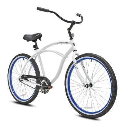 Kent Men's Kiawah 26" Cruiser Bike - White 3 Kent Men's Kiawah 26" Cruiser Bike - White