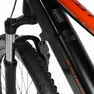 Hero Cycles 27.5" Mountain Electric Bike - Orange/Black 4 Hero Cycles 27.5" Mountain Electric Bike - Orange/Black - Image 3