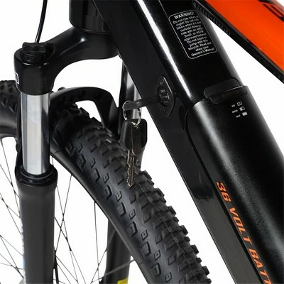 Hero Cycles 27.5" Mountain Electric Bike - Orange/Black 5 Hero Cycles 27.5" Mountain Electric Bike - Orange/Black - Image 4