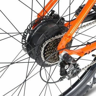 Hero Cycles 27.5" Mountain Electric Bike - Orange/Black 8 Hero Cycles 27.5" Mountain Electric Bike - Orange/Black - Image 7