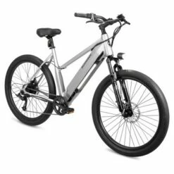 Schwinn Adult Marshall 27.5" Step-Thru Hybrid Electric Bike Gray