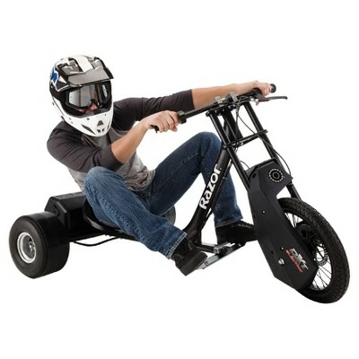 Razor DXT Electric Powered Drift Trike - Black 8 Razor DXT Electric Powered Drift Trike - Black - Image 6