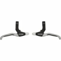 Tektro CL530-RS Linear Pull Brake Lever Flat Bar MTB Pair Black/Silver