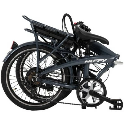 Huffy Oslo 20" Folding Electric Bike - Black 4 Huffy Oslo 20" Folding Electric Bike - Black - Image 2