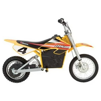 Razor Dirt Rocket MX650 Electric Bike - Yellow 4 Razor Dirt Rocket MX650 Electric Bike - Yellow - Image 2