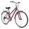 Kent Women's Ridgeway 700c/28" Hybrid Bike - Burgundy