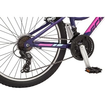 Schwinn Ranger 24" Kids' Mountain Bike - Purple 7 Schwinn Ranger 24" Kids' Mountain Bike - Purple - Image 5