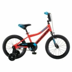 Schwinn Piston Refresh 16" Kids' Bike Black/blue/red