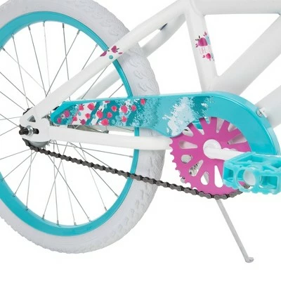 Huffy Too Fab 20" Kids' Bike - White 6 Huffy Too Fab 20" Kids' Bike - White - Image 4