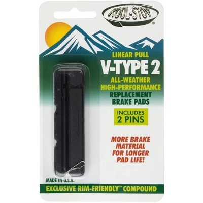 Kool-Stop V2 Replacement Brake Pad Inserts - Black 4 Kool-Stop V2 Replacement Brake Pad Inserts - Black - Image 2