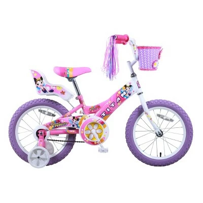 Titan Bikes Titan Flower Princess 16" Kids' BMX Bike - Pink 3 Titan Bikes Titan Flower Princess 16" Kids' BMX Bike - Pink