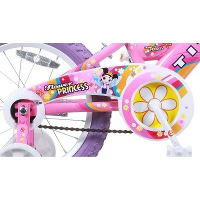 Titan Bikes Titan Flower Princess 16" Kids' BMX Bike - Pink 6 Titan Bikes Titan Flower Princess 16" Kids' BMX Bike - Pink - Image 4