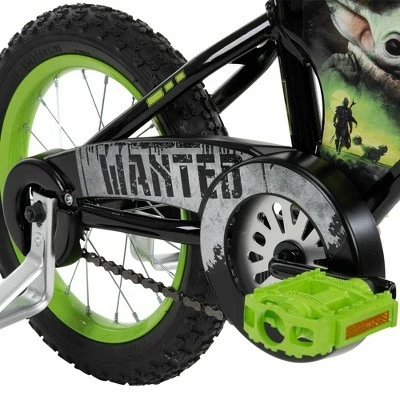 Huffy Star Wars Grogu 12" Kids' Bike - Black 4 Huffy Star Wars Grogu 12" Kids' Bike - Black - Image 2