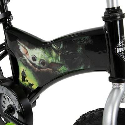 Huffy Star Wars Grogu 12" Kids' Bike - Black 9 Huffy Star Wars Grogu 12" Kids' Bike - Black - Image 7