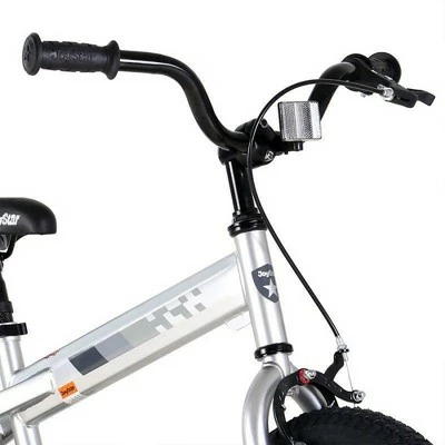 Joystar Whizz Kids Bike, Boys Bicycle for Ages 5-9, 45 to 57 Inches Tall, with Training Wheels, Kickstand, & Coaster Brakes, 18 Inch, Silver 4 Joystar Whizz Kids Bike, Boys Bicycle for Ages 5-9, 45 to 57 Inches Tall, with Training Wheels, Kickstand, & Coaster Brakes, 18 Inch, Silver - Image 2