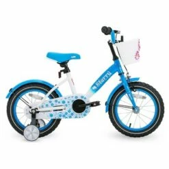 Joystar Starry Steel Framed Kids Beginner Bike with Removable Training Wheels and Handlebar Basket