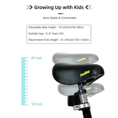 Joystar Striker Lightweight Carbon Steel Kids Pedal-less Balance Training Bike with 16 Inch Wheels for 5 to 8 Year Olds, Black 6 Joystar Striker Lightweight Carbon Steel Kids Pedal-less Balance Training Bike with 16 Inch Wheels for 5 to 8 Year Olds, Black - Image 4