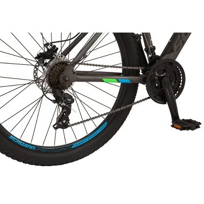 Schwinn Men's Mountain Pass 27.5" Mountain Bike - Matte Gray 5 Schwinn Men's Mountain Pass 27.5" Mountain Bike - Matte Gray - Image 3