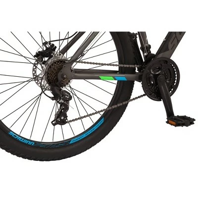 Schwinn Men's Mountain Pass 27.5" Mountain Bike - Matte Gray 7 Schwinn Men's Mountain Pass 27.5" Mountain Bike - Matte Gray - Image 5