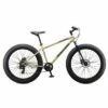 Mongoose Adult Malus 26" Fat Tire Mountain Bike Beige